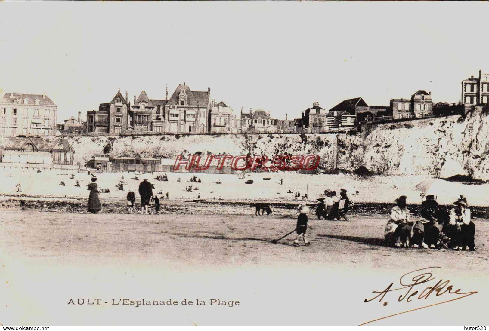 CPA ONIVAL - SOMME - L'ESPLANADE DE LA PLAGE - Onival