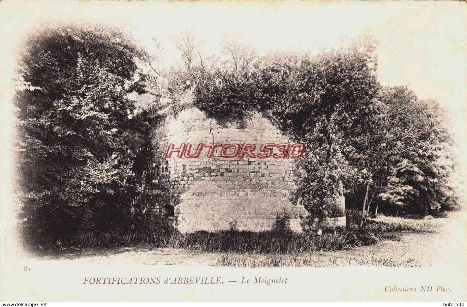 CPA ABBEVILLE - SOMME - FORTIFICATIONS - LE MOIGNELET - Abbeville
