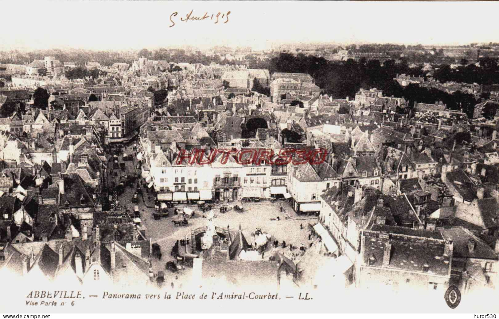 CPA ABBEVILLE - SOMME - PANORAMA - Abbeville