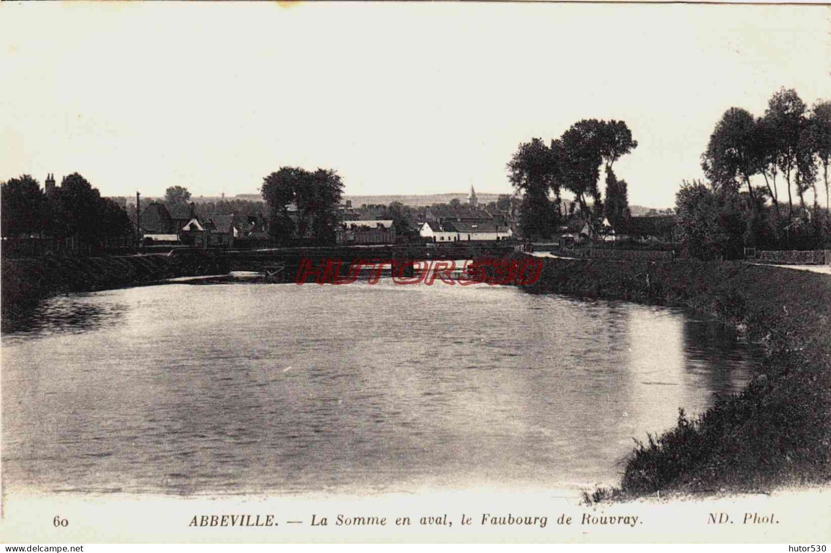 CPA ABBEVILLE - SOMME - LE FAUBOURG DE ROUVRAY - Abbeville