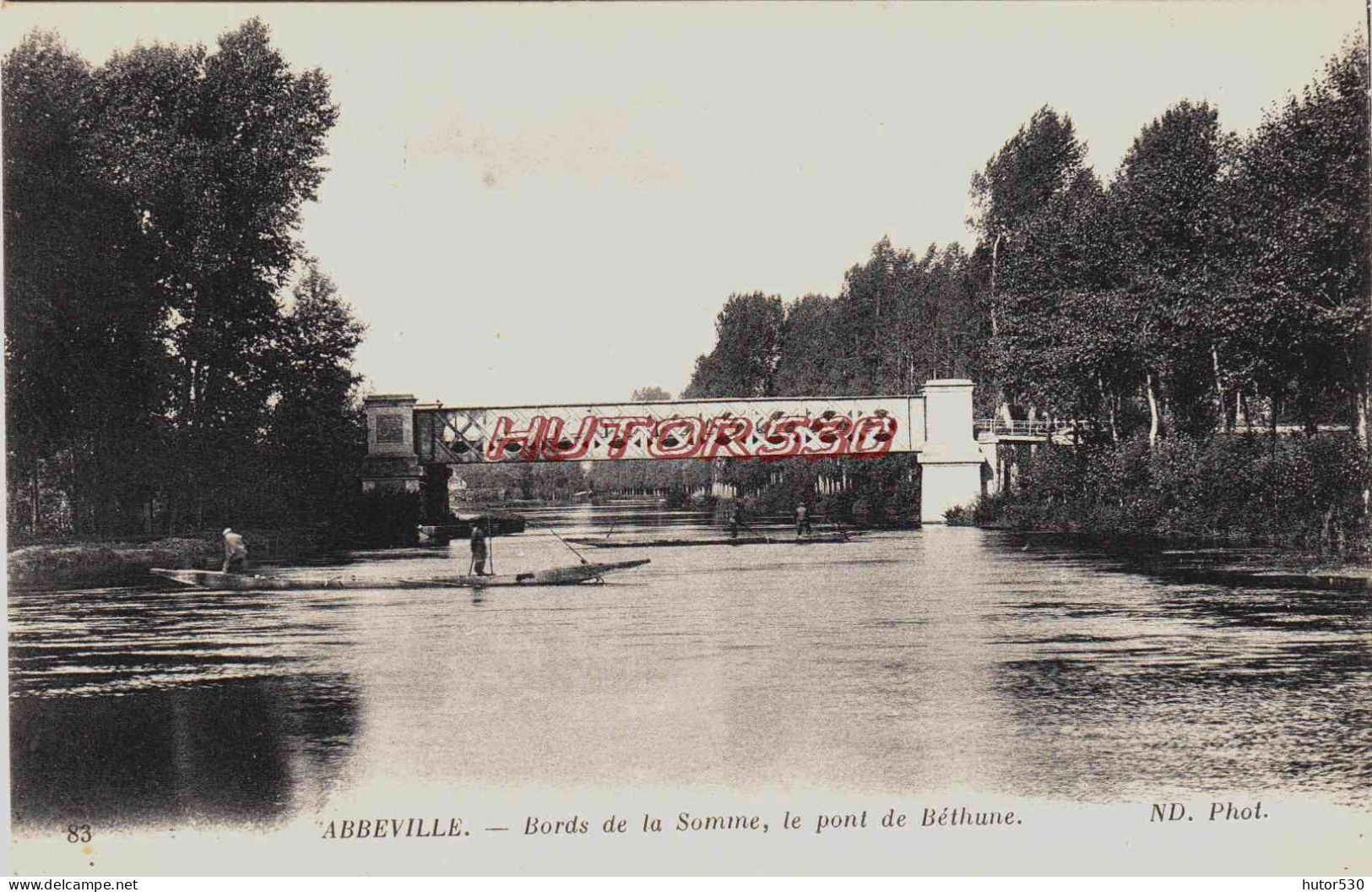 CPA ABBEVILLE - SOMME - LE PONT DE BETHUNE - Abbeville