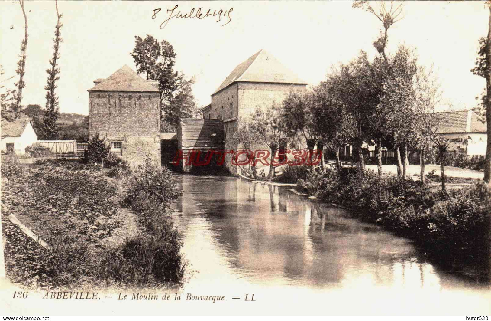 CPA ABBEVILLE - SOMME - LE MOULIN DE LA BOUVACQUE - Abbeville