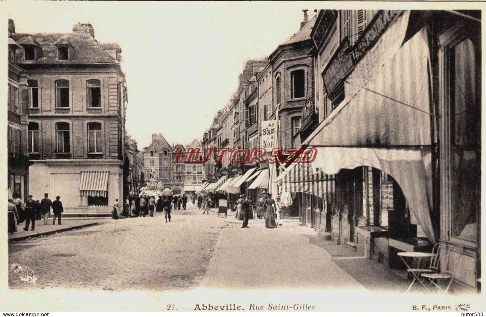 CPA ABBEVILLE - SOMME - RUE SAINT GILLES - Abbeville