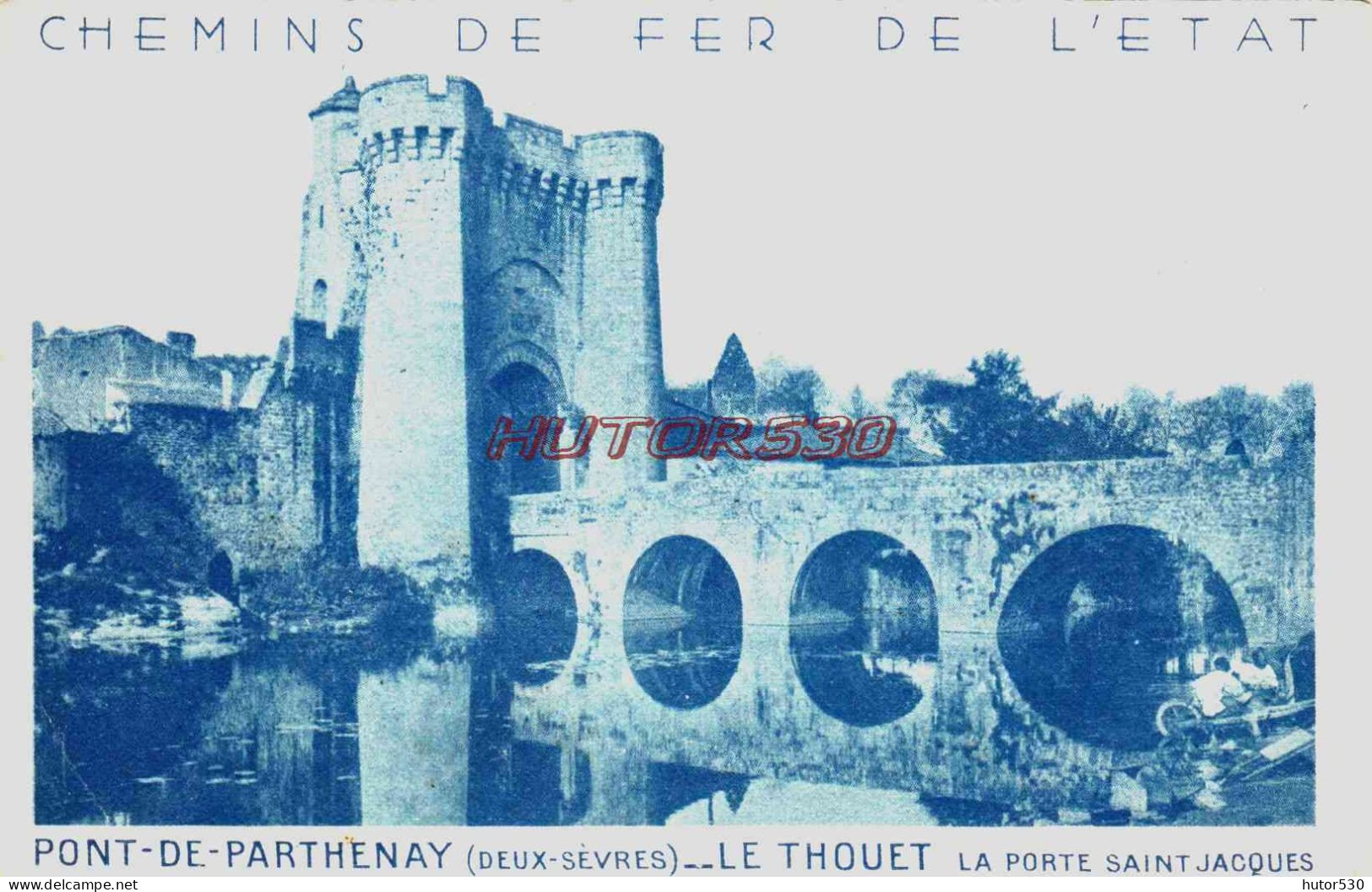 CPA PARTHENAY - DEUX SEVRES - PONT DE PARTHENAY - Parthenay