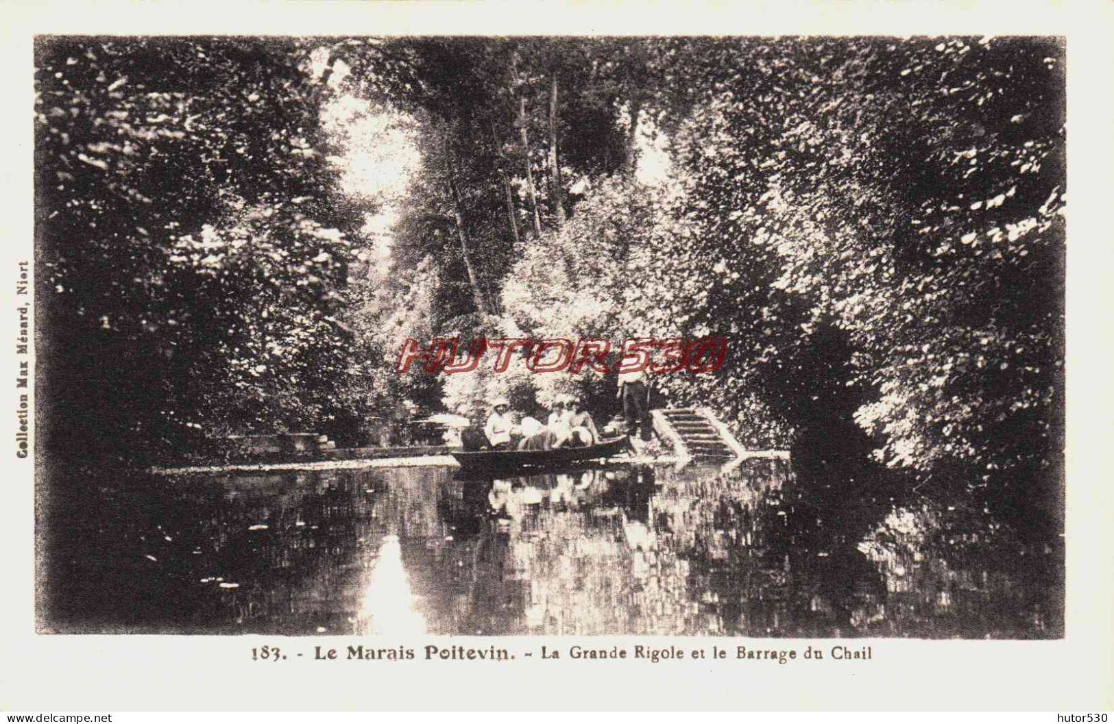 CPA LE MARAIS POITEVIN - DEUX SEVRES - LA GRANDE RIGOLE - Autres & Non Classés