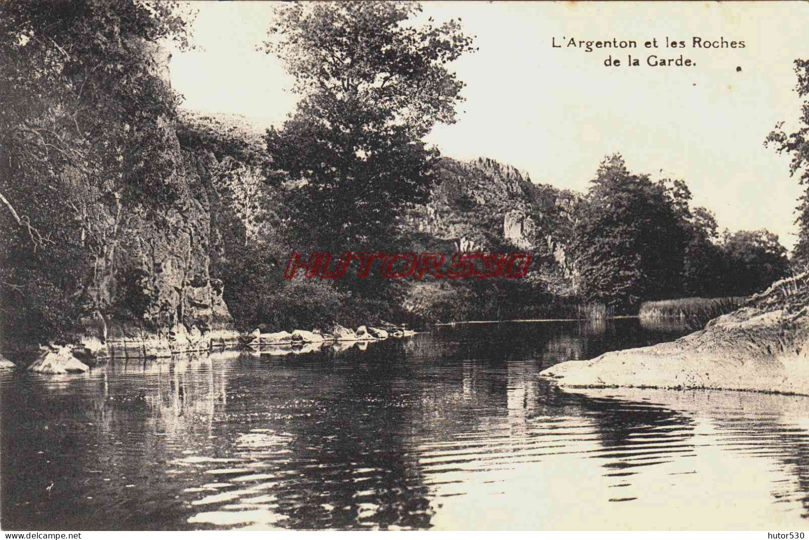 CPA L'ARGENTON - DEUX SEVRES - LES ROCHES DE LA GARDE - Autres & Non Classés