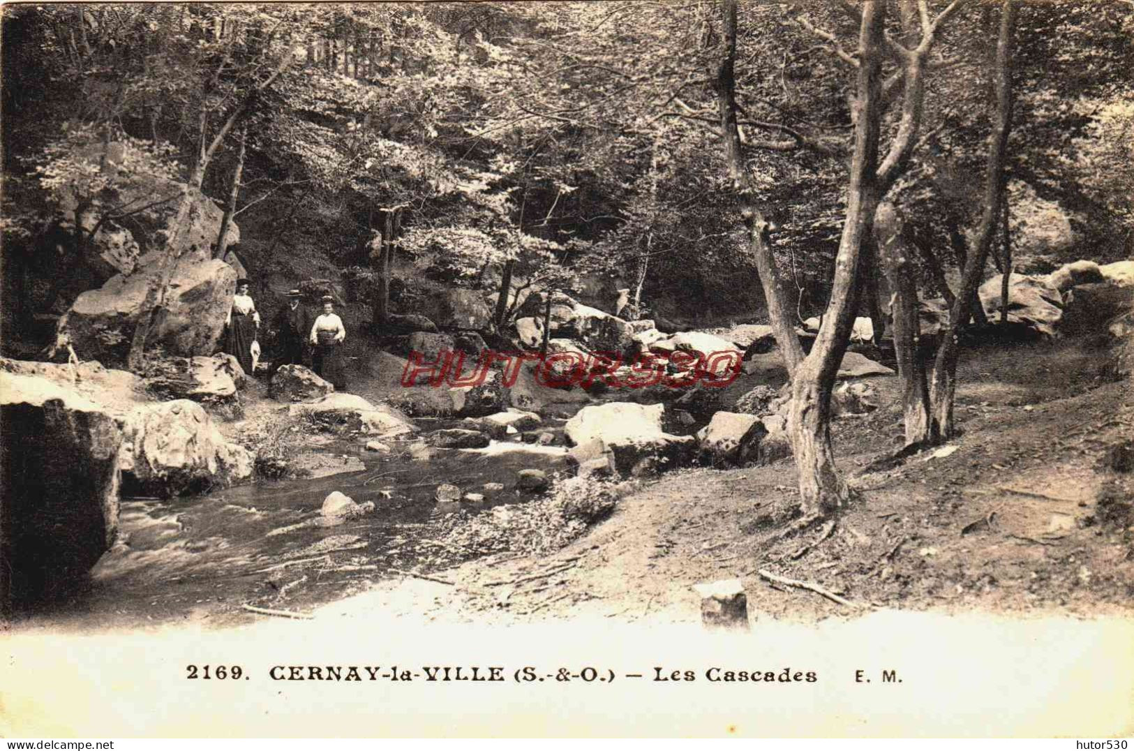 CPA CERNAY LA VILLE - YVELINES - LES CASCADES - Cernay-la-Ville
