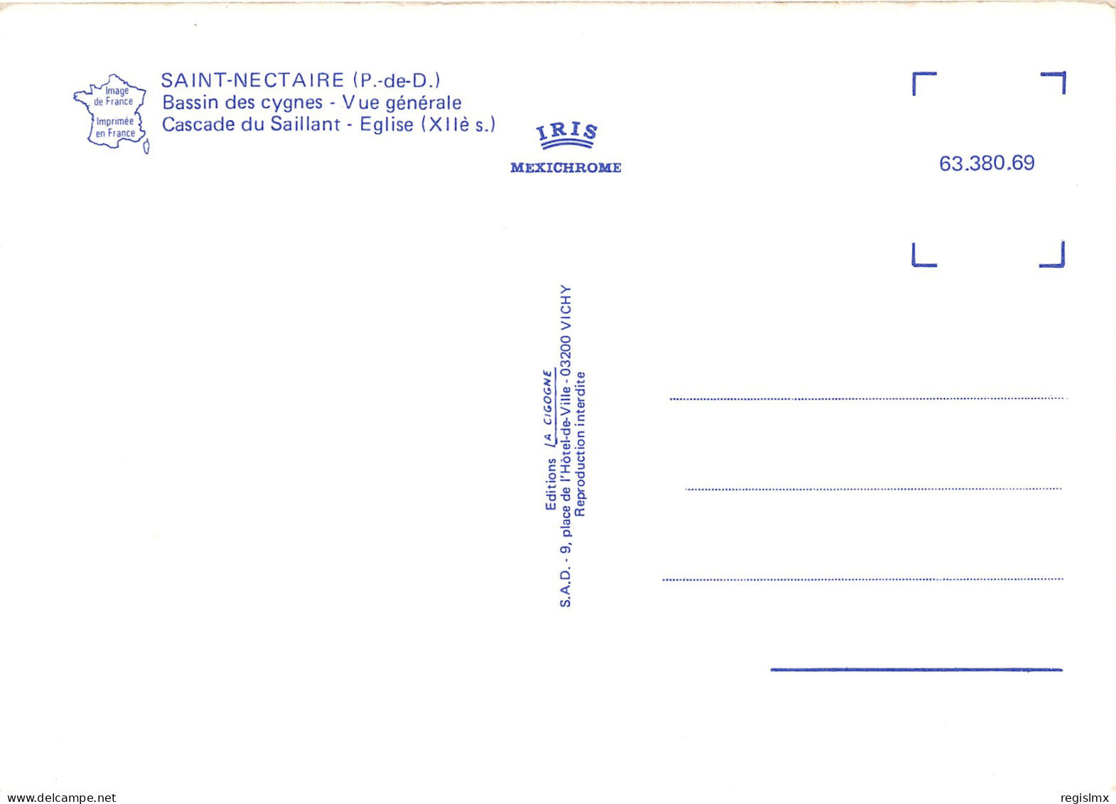 63-SAINT NECTAIRE-N°1022-D/0019 - Saint Nectaire