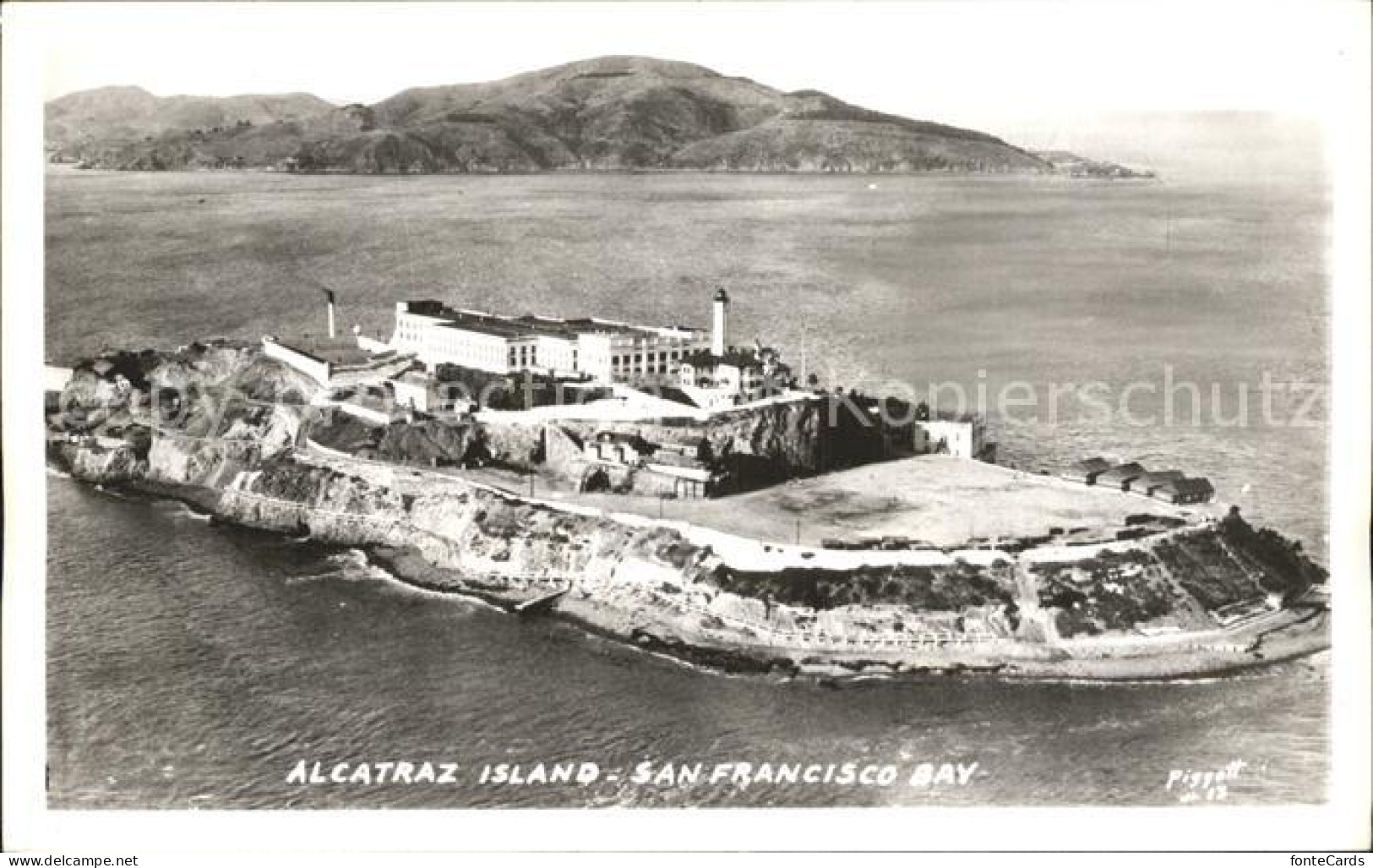 12297482 Alcatraz San Francisco Gefaengnisinsel Fliegeraufnahme USA - Other & Unclassified