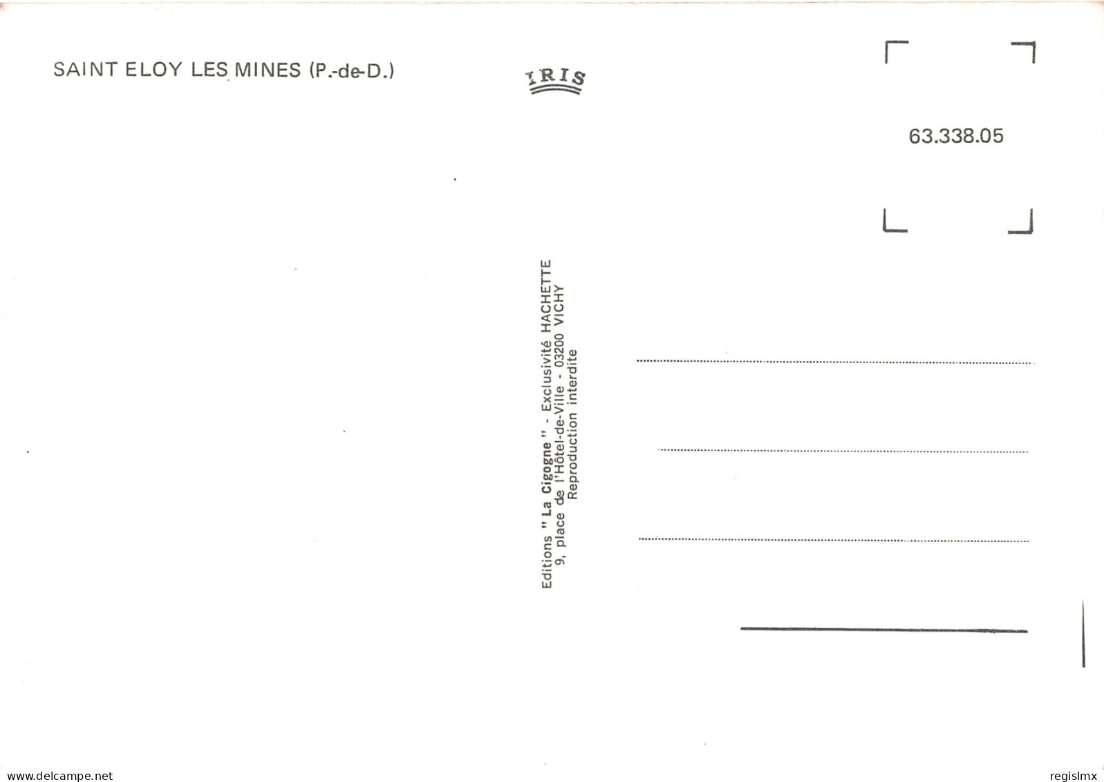 63-SAINT ELOI LES MINES-N°1022-C/0033 - Saint Eloy Les Mines