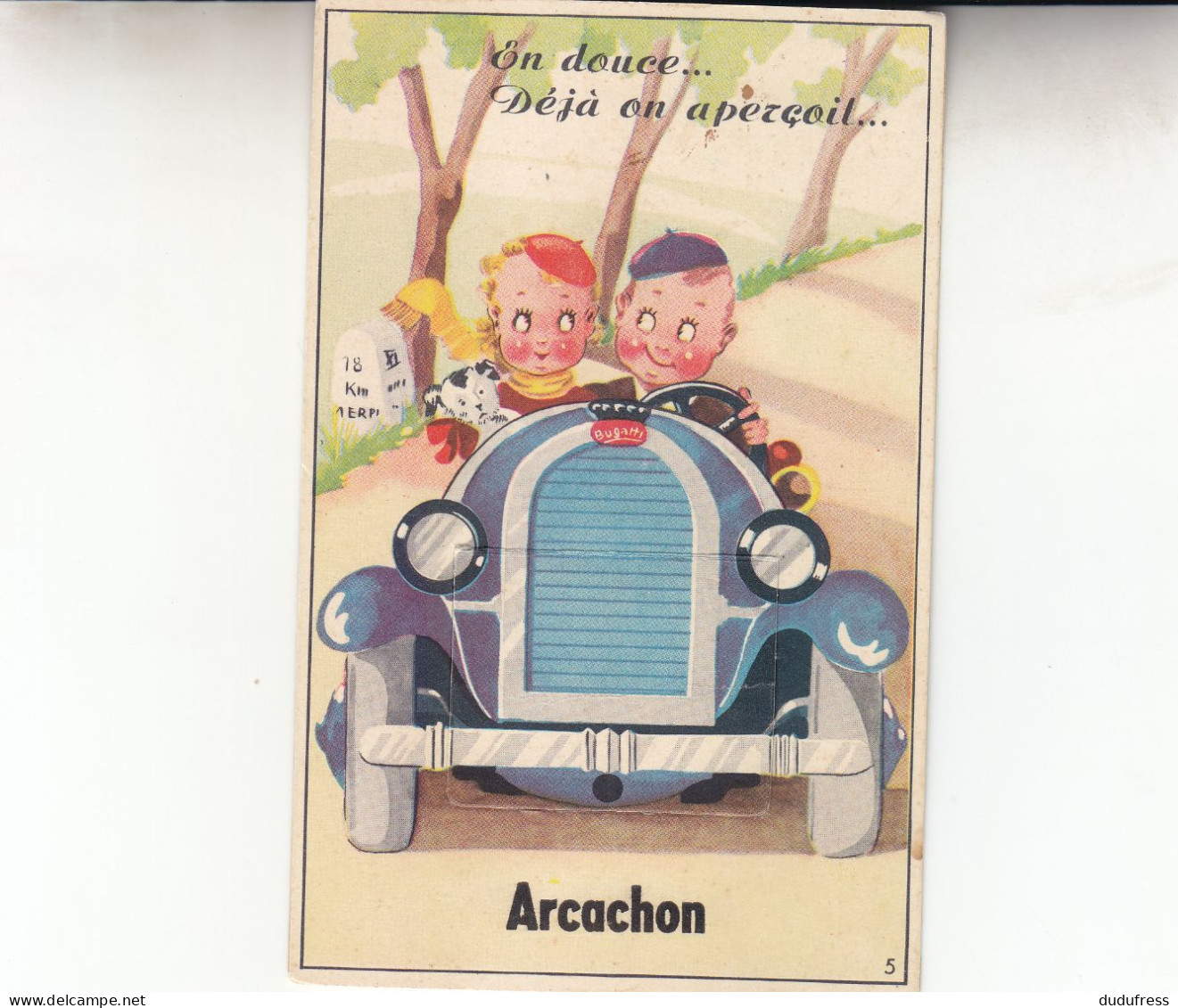 ARCACHON  CARTE A SYSTEME - Arcachon