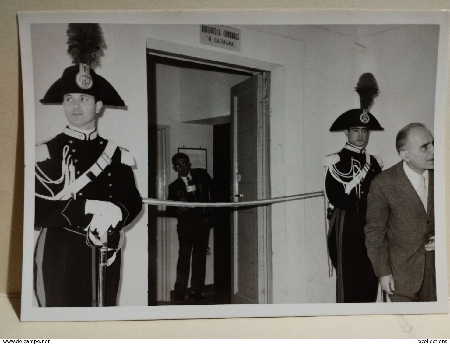 Italia Foto CITTA' SANT'ANGELO (Pescara) Autorità Ministro Natali Inaugurazioni Festeggiamenti 1970. Da Identificare - Europe