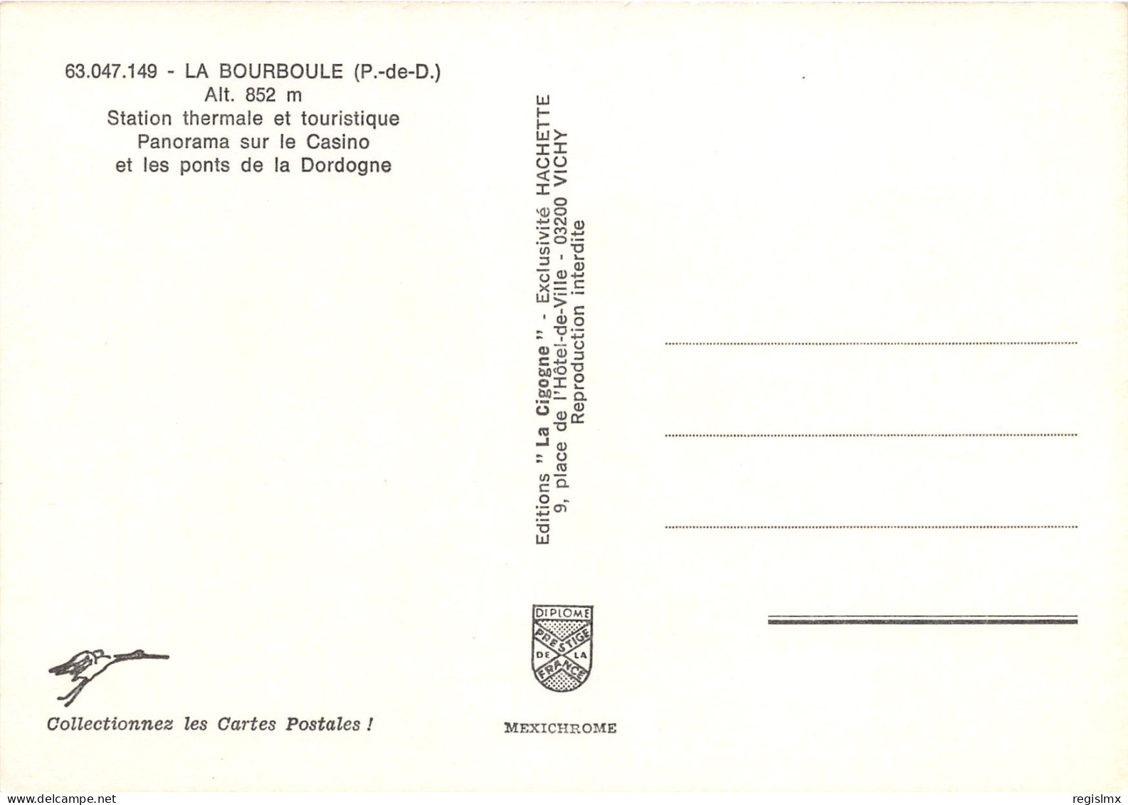 63-LA BOURBOULE-N°1022-B/0091 - La Bourboule