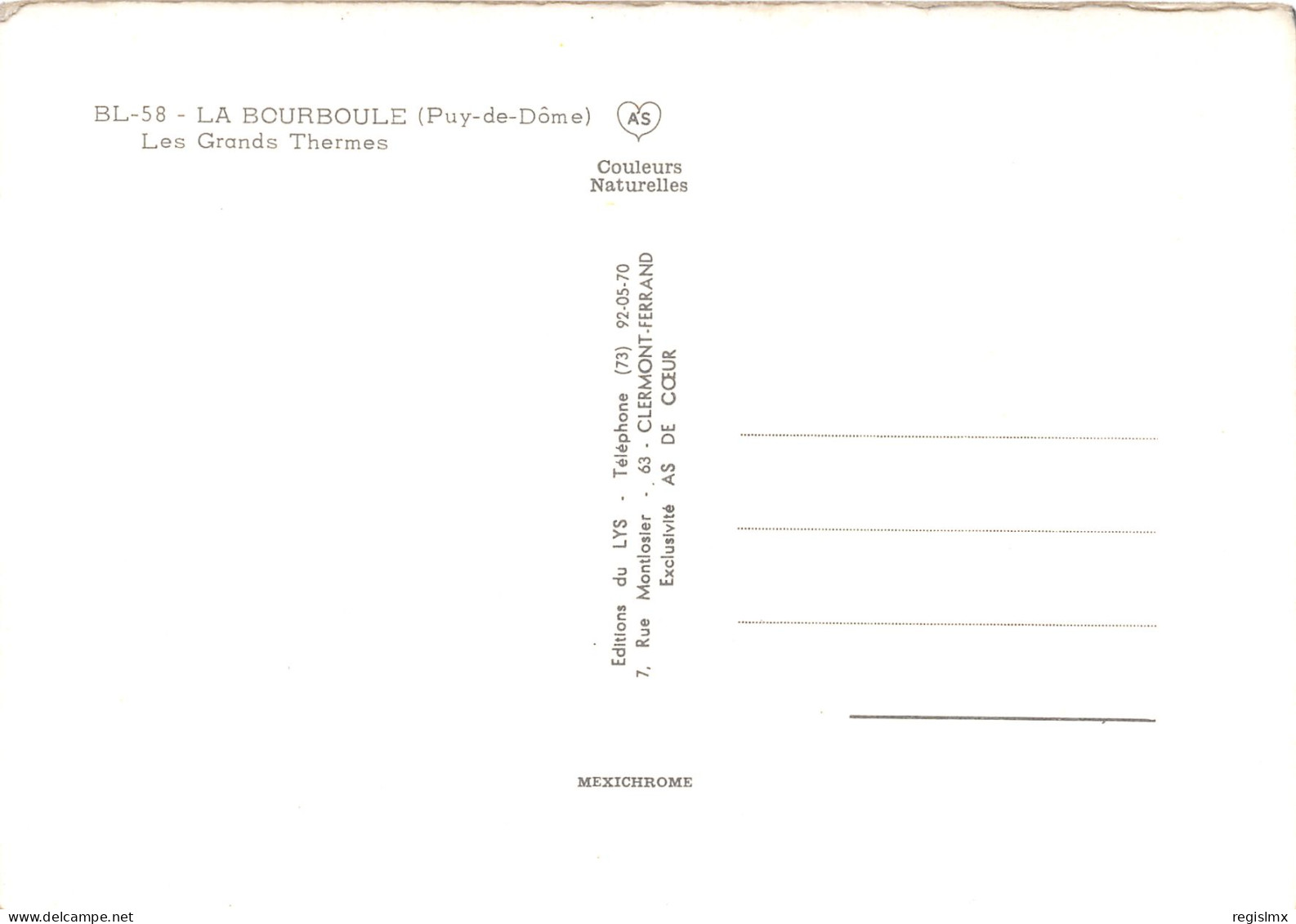 63-LA BOURBOULE-N°1022-B/0079 - La Bourboule