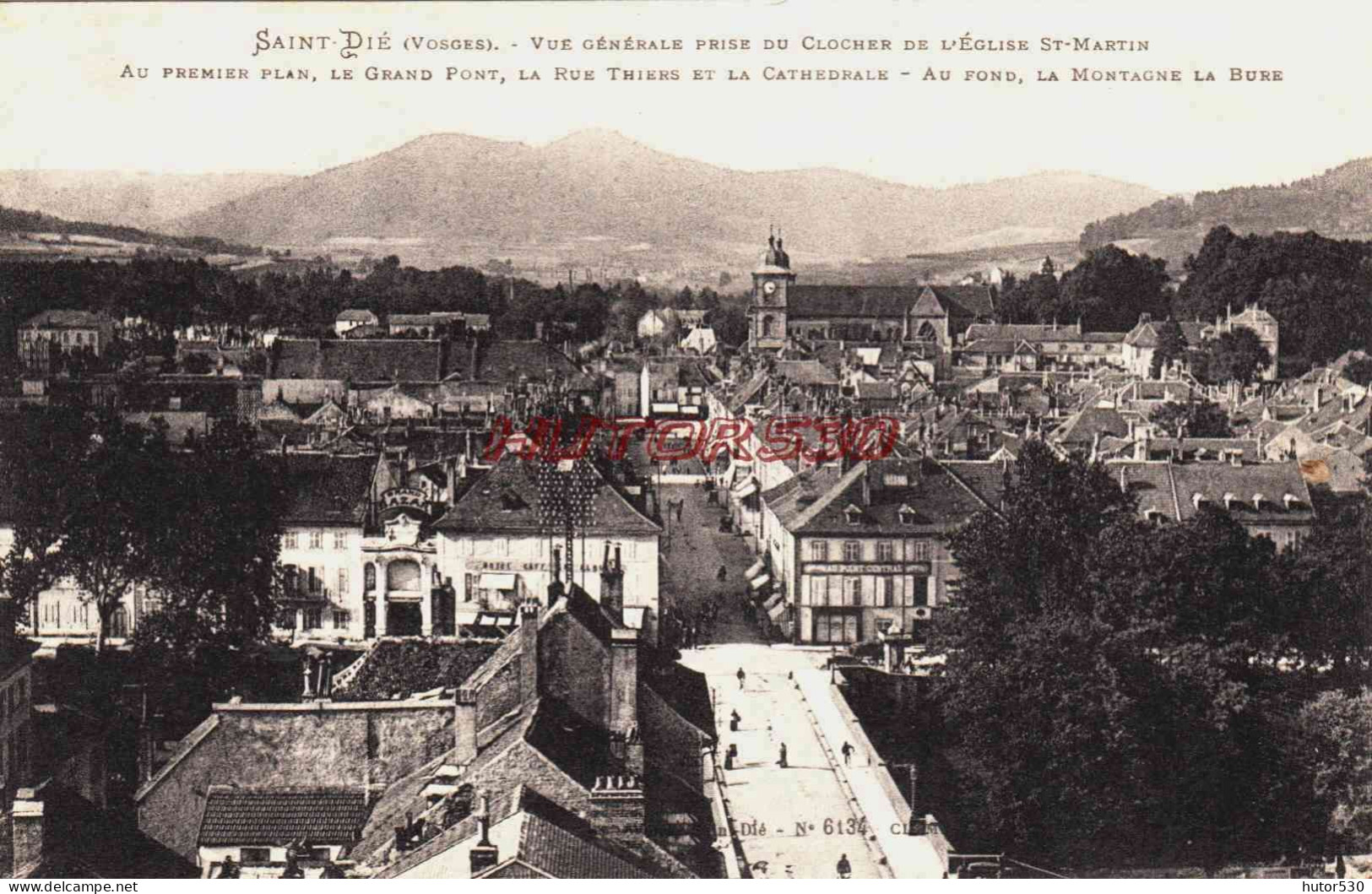 CPA SAINT DIE - VOSGES - VUE GENERALE - Saint Die