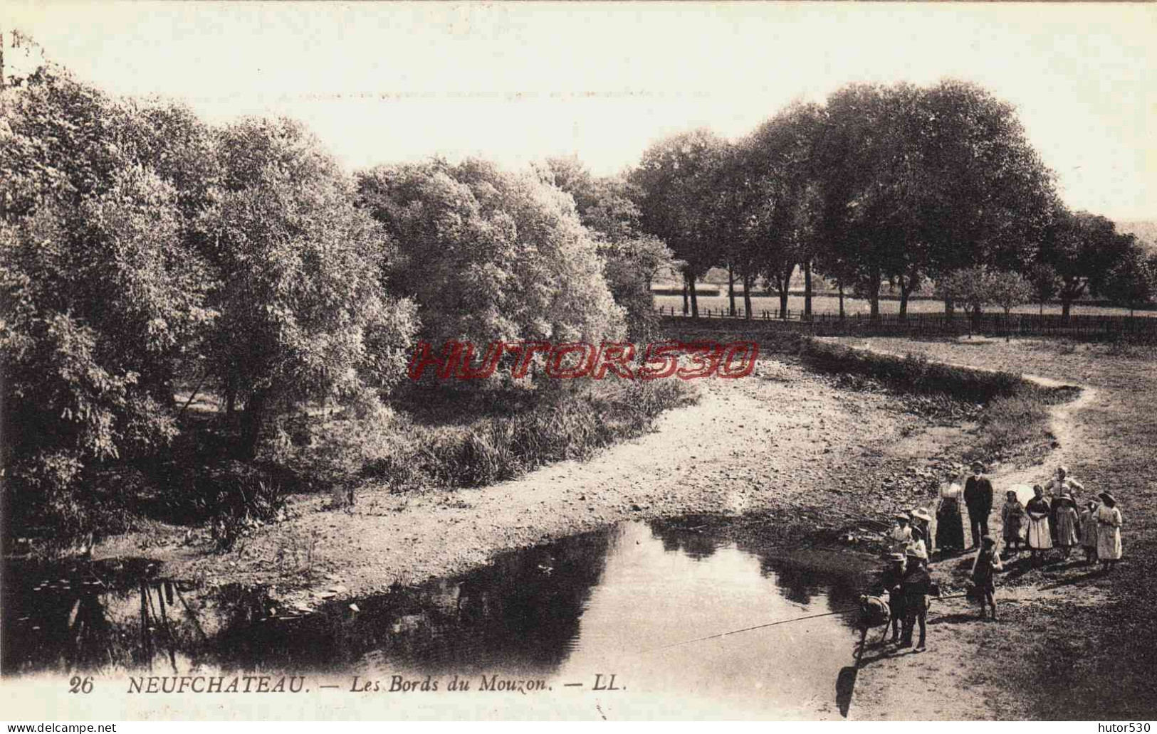 CPA NEUFCHATEAU - VOSGES - LES BORDS DU MOUZON - Neufchateau