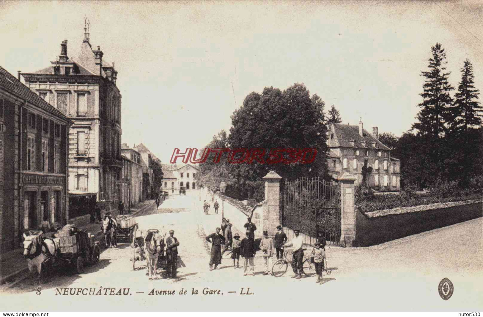 CPA NEUFCHATEAU - VOSGES - AVENUE DE LA GARE - Neufchateau