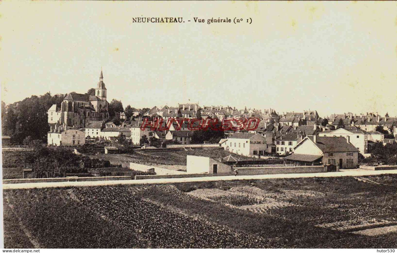 CPA NEUFCHATEAU - VOSGES - VUE GENERALE - Neufchateau