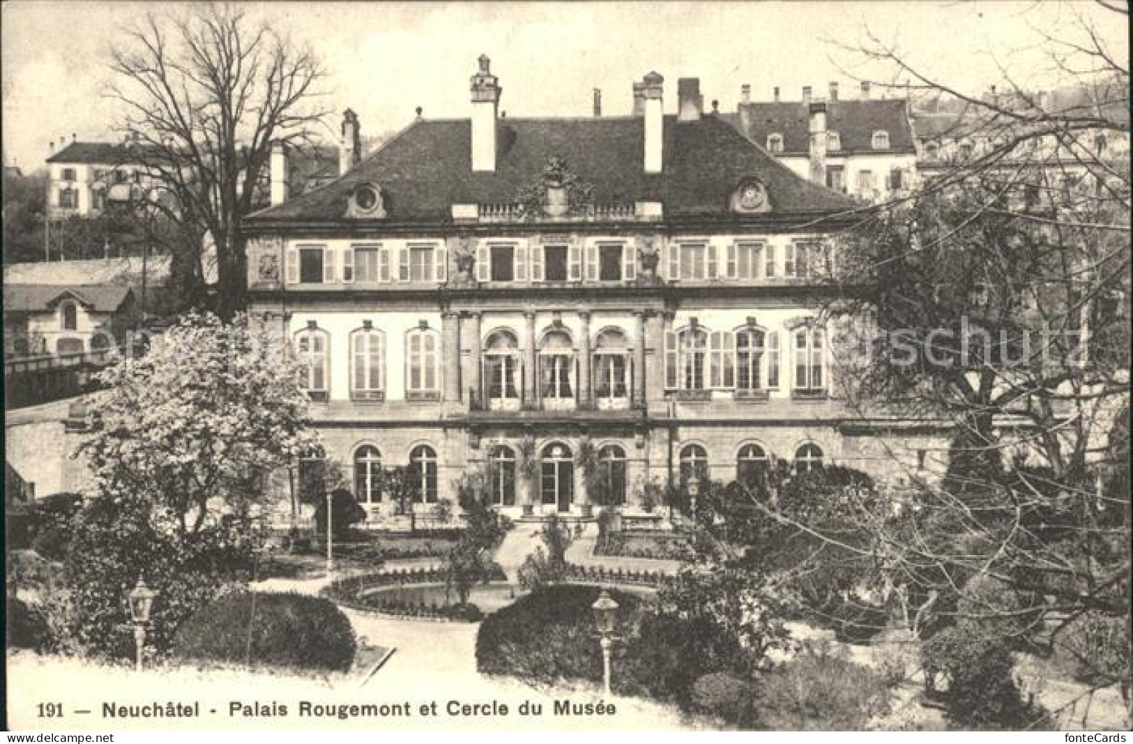 12297143 Neuchatel NE Palais Rougemont Et Cercle Du Musee Neuchatel - Sonstige & Ohne Zuordnung