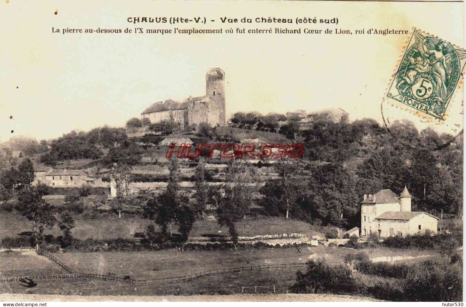 CPA CHALUS - HAUTE VIENNE - LE CHATEAU - Chalus