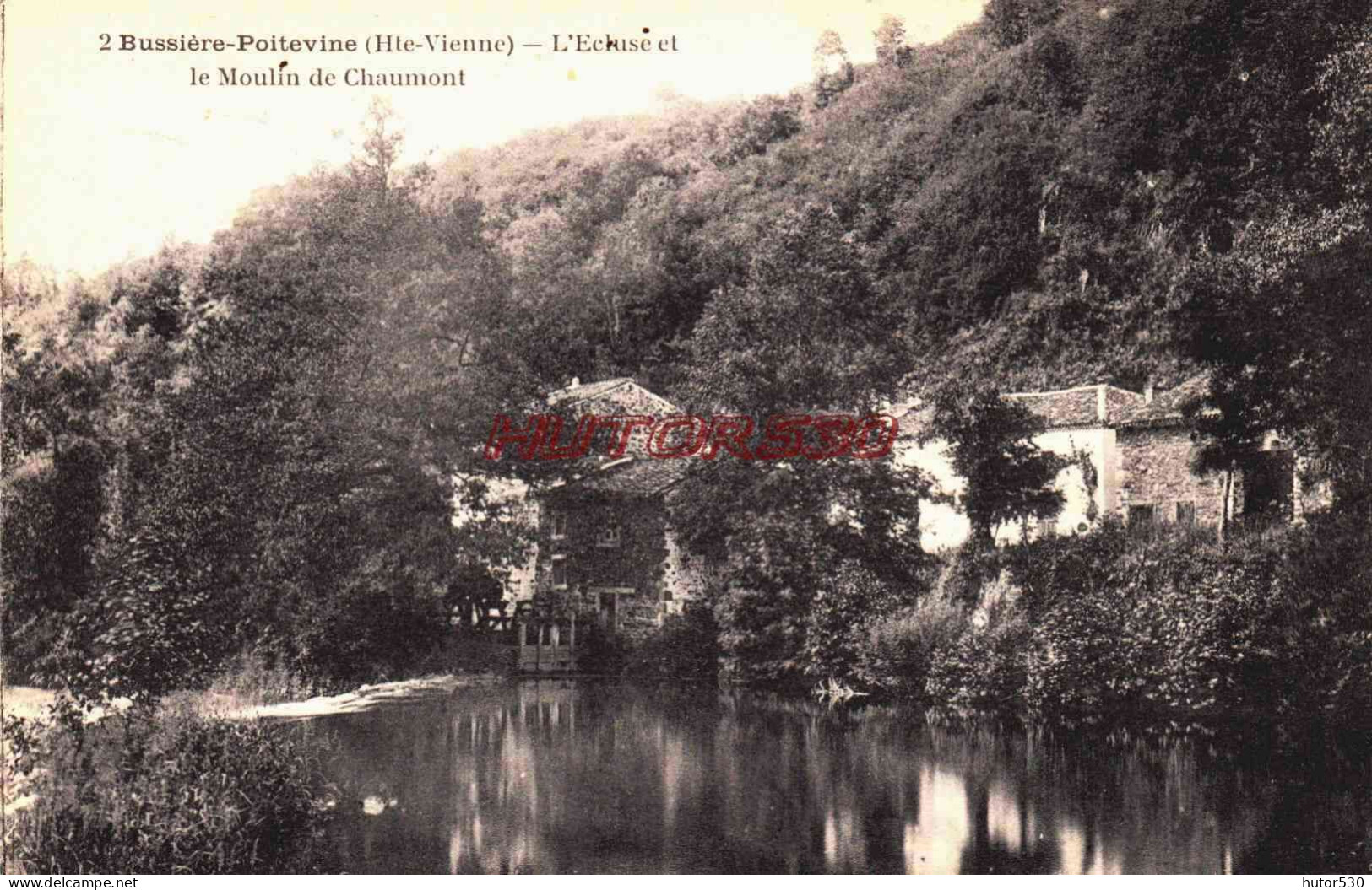 CPA BUSSIERE POITEVINE - HAUTE VIENNE - MOULIN DE CHAUMONT - Bussiere Poitevine