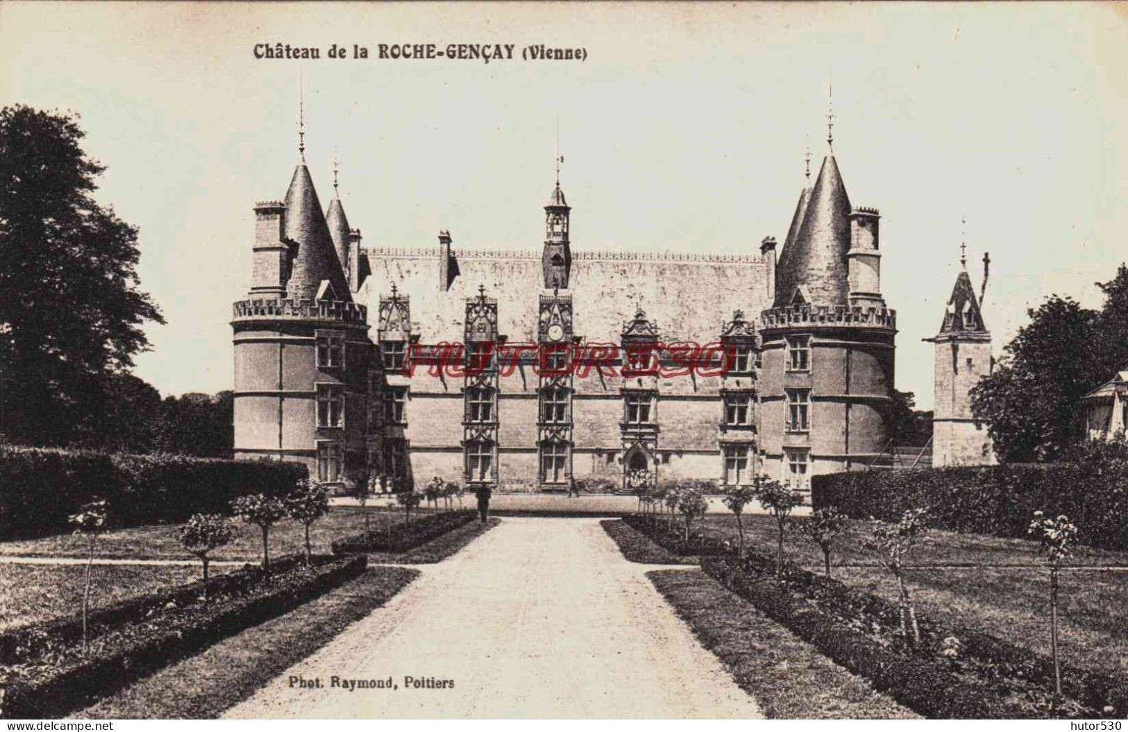 CPA CHÂTEAU DE LA ROCHE GENCAY - VIENNE  - Sonstige & Ohne Zuordnung