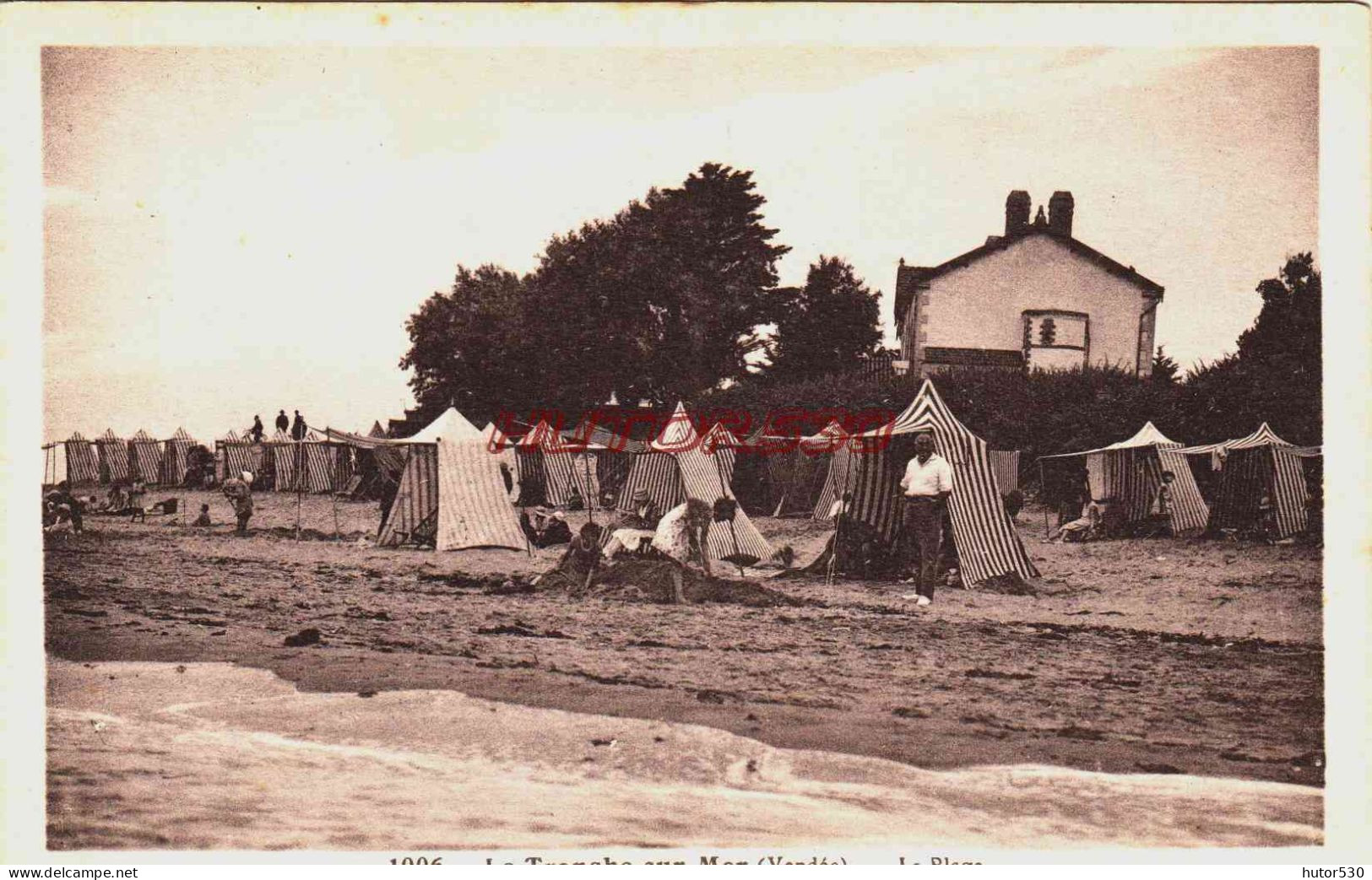 CPA LA TRANCHE SUR MER - VENDEE - LA PLAGE - La Tranche Sur Mer