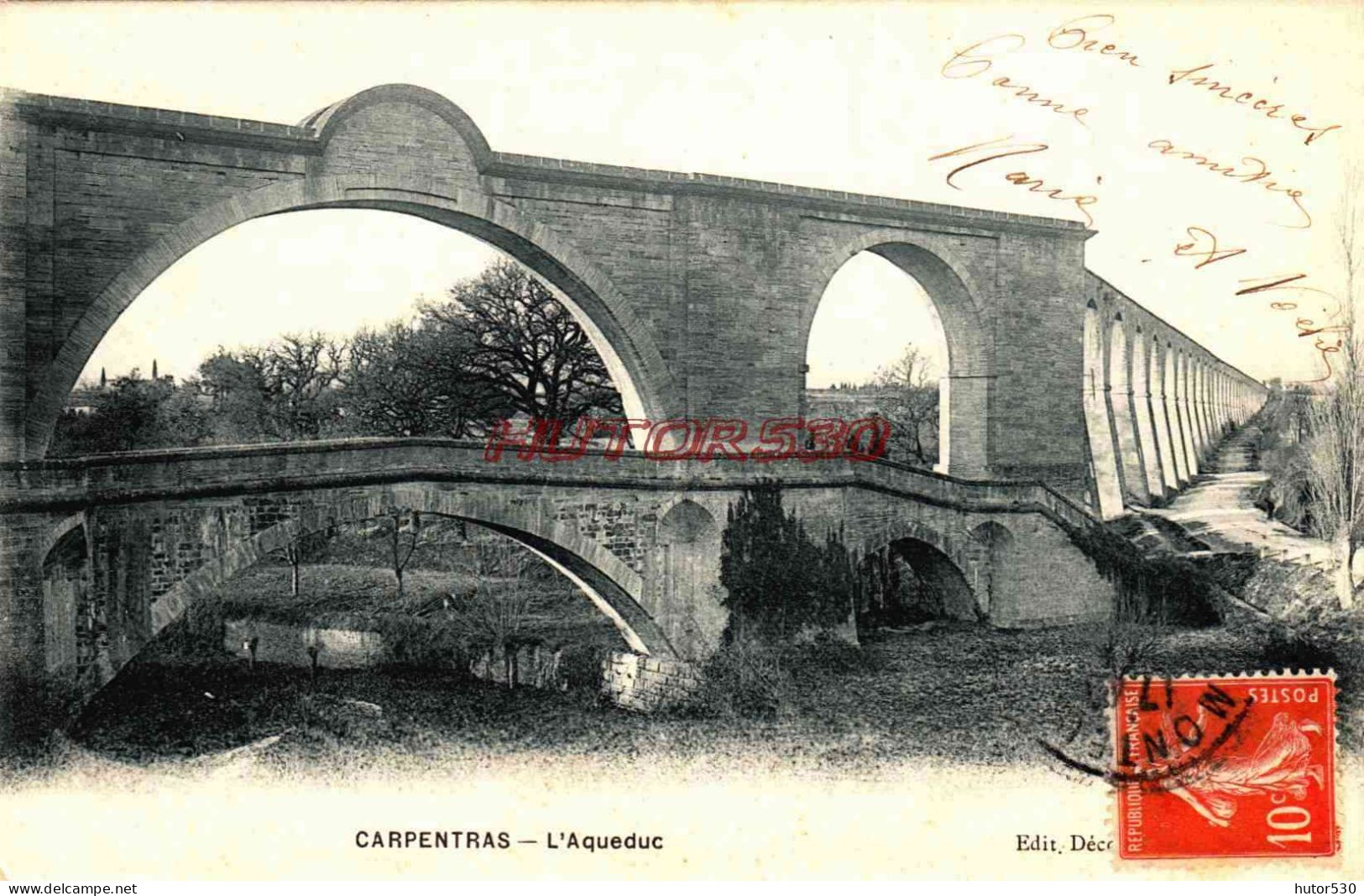 CPA CARPENTRAS - VAUCLUSE - L'AQUEDUC - Carpentras