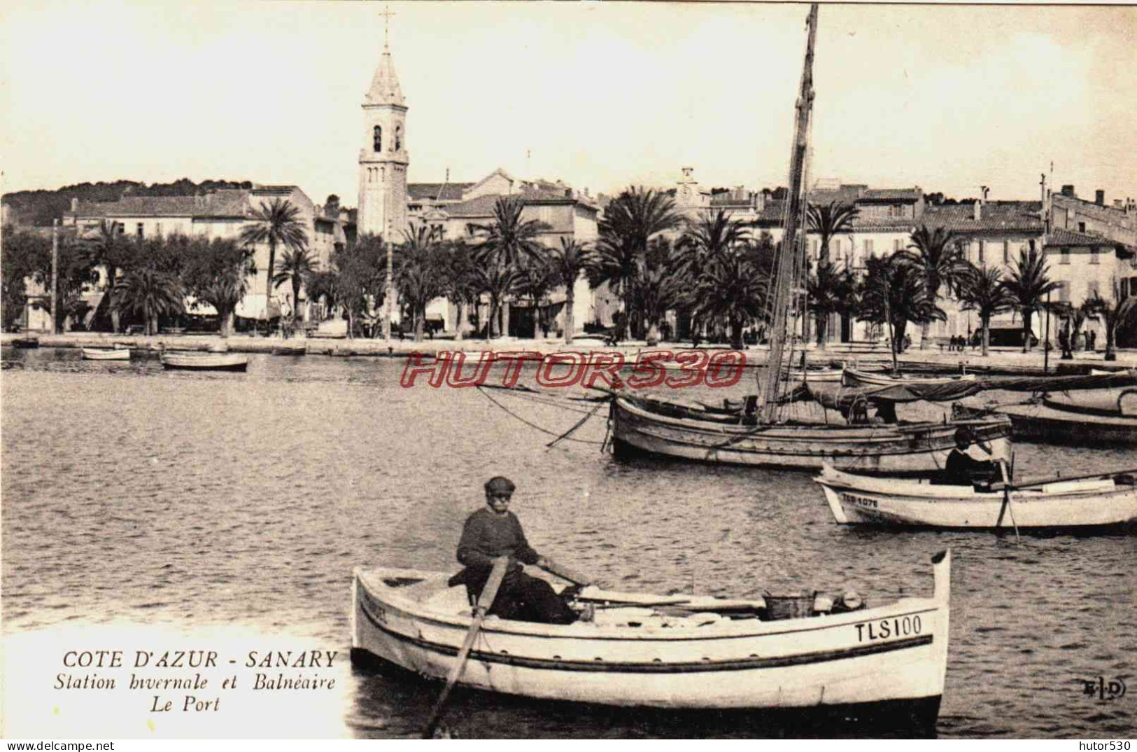 CPA SANARY - VAR - LE PORT - Sanary-sur-Mer