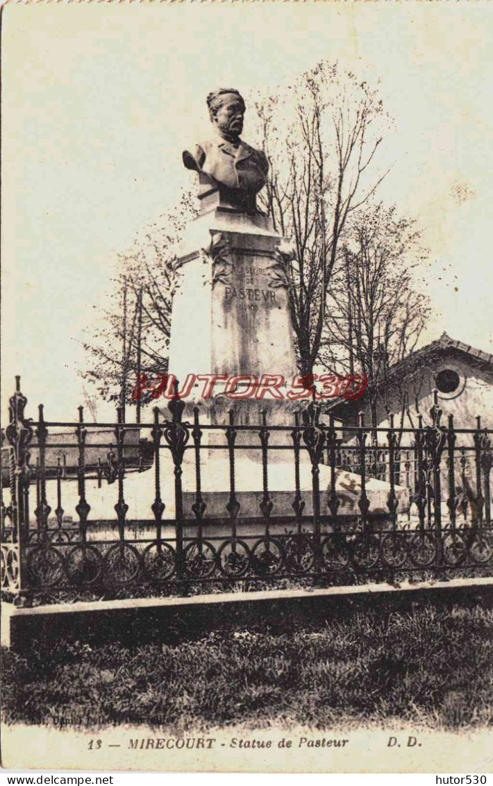 CPA MIRECOURT - VOSGES - STATUE DE PASTEUR - Mirecourt