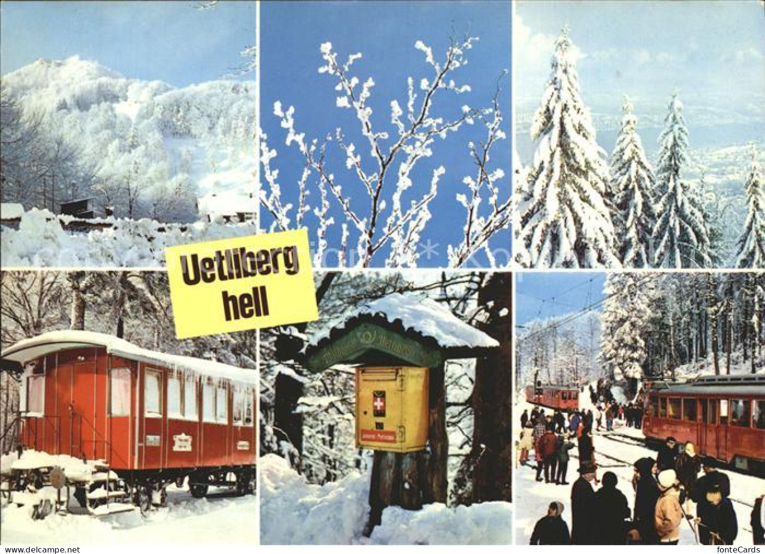 12296960 Uetliberg ZH Im Winterzauber Eisenbahn Wagon Briefkasten Uetliberg ZH - Other & Unclassified