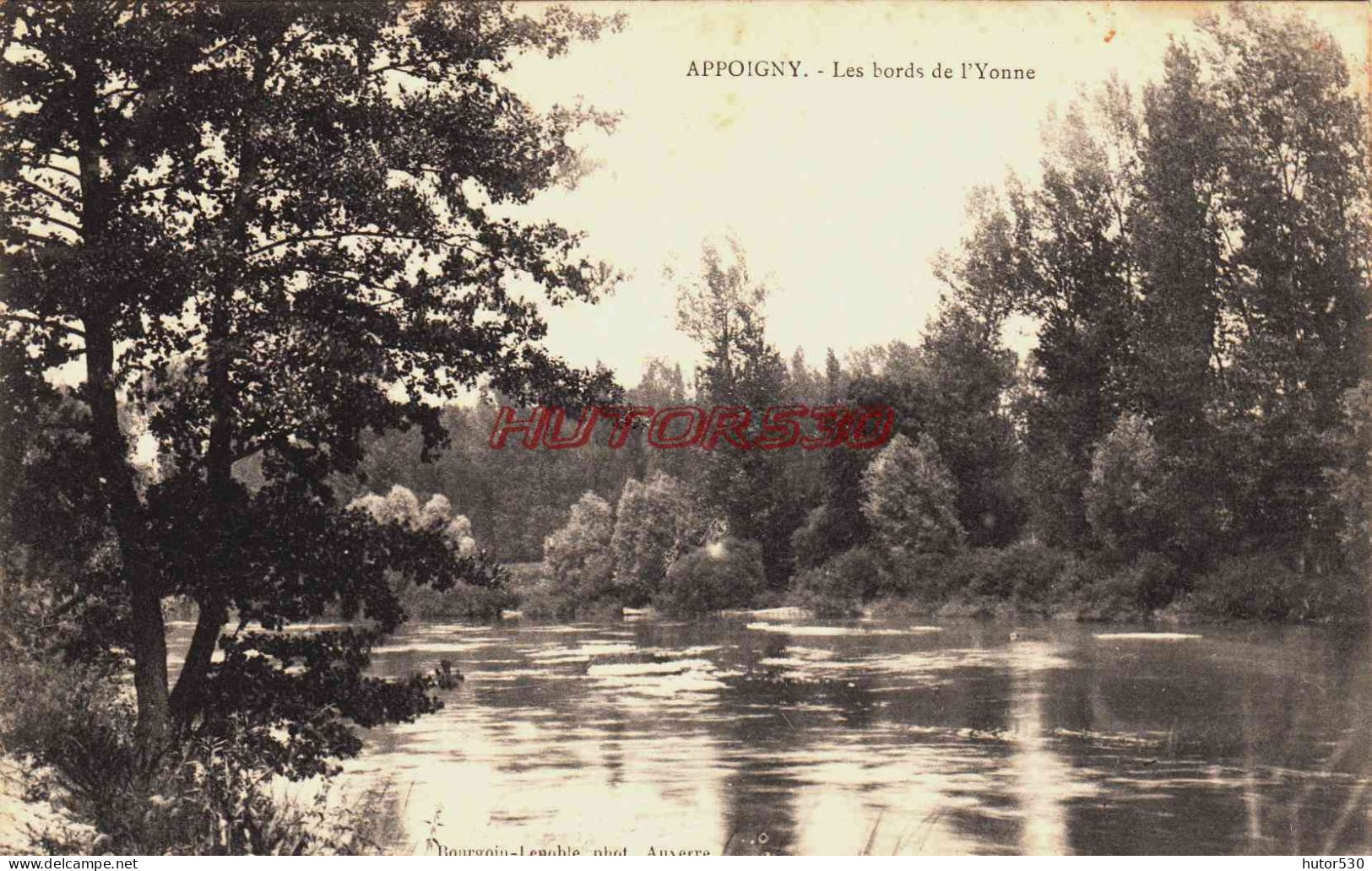 CPA APPOIGNY - YONNE - LES BORDS DE L'YONNE - Appoigny