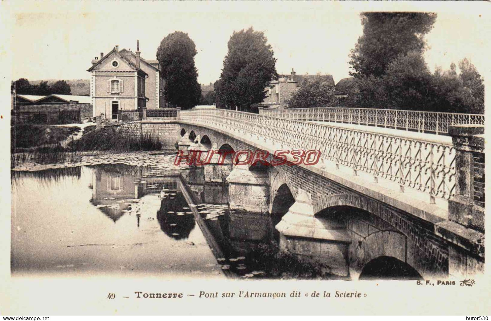 CPA TONNERRE - YONNE - PONT SUR L'ARMANCON - Tonnerre