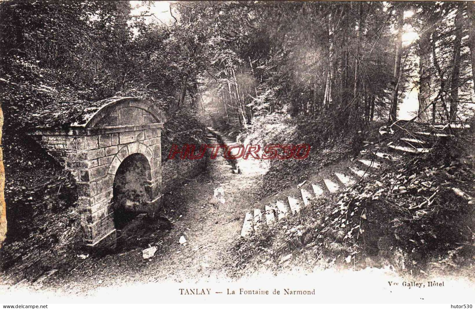 CPA TANLAY - YONNE - LA FONTAINE DE NARMOND - Tanlay