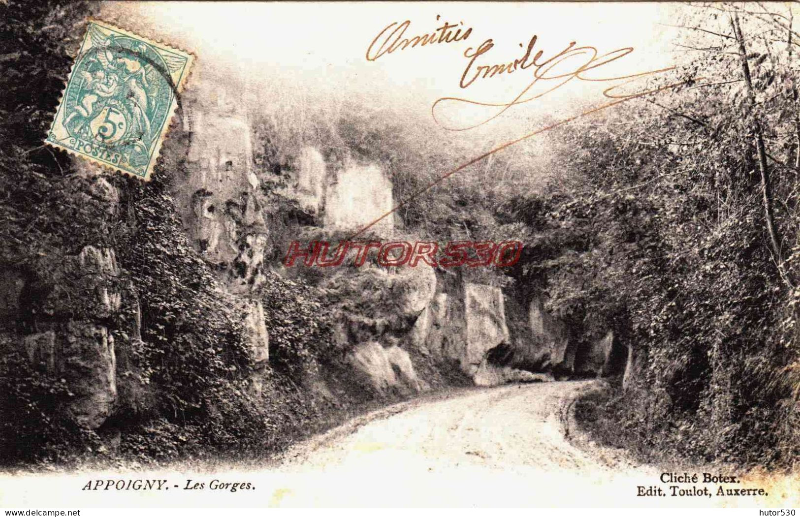 CPA APPOIGNY - YONNE - LES GORGES - Appoigny