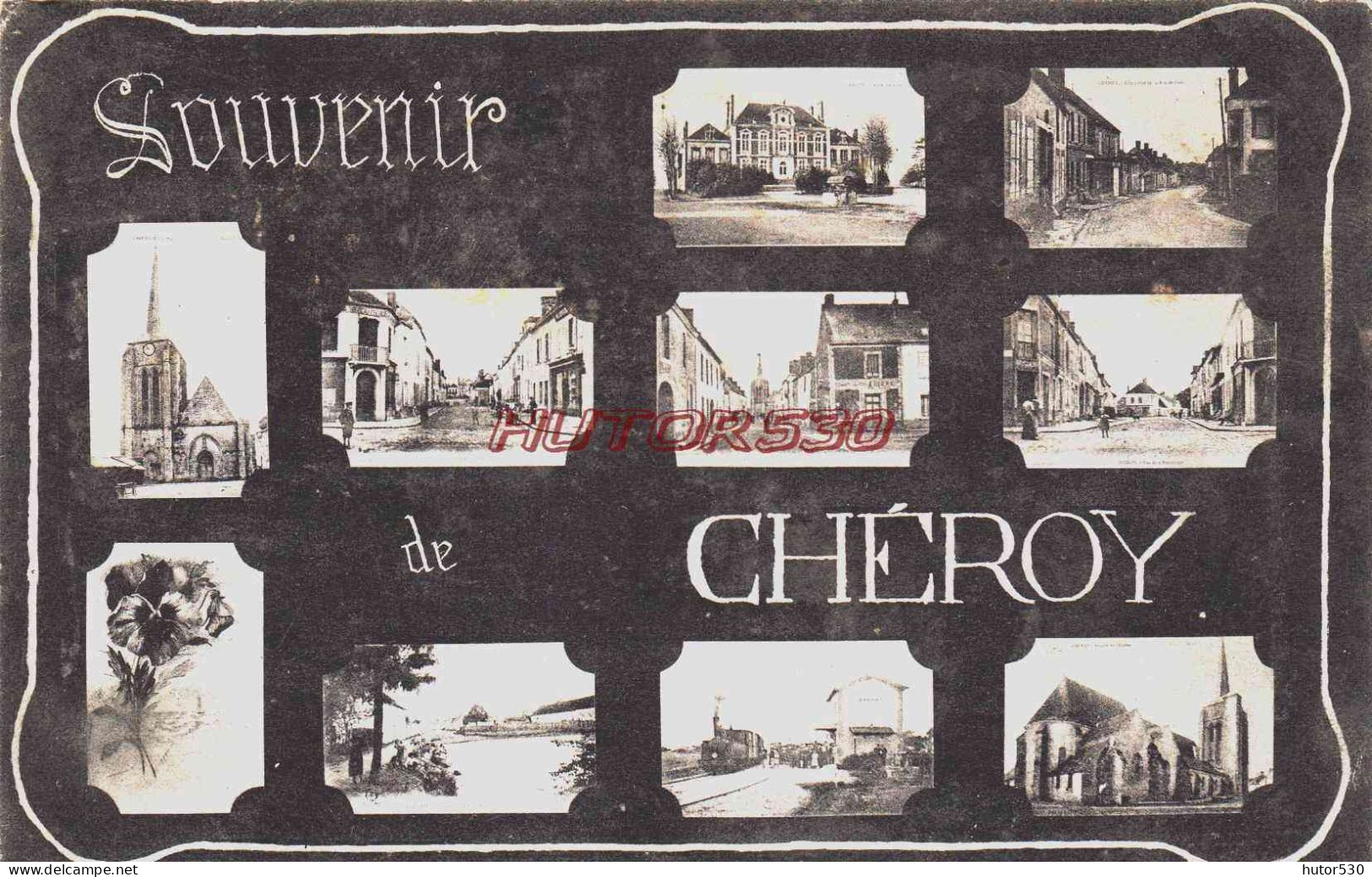 CPA CHEROY - YONNE - SOUVENIR… MULTIVUES - Cheroy