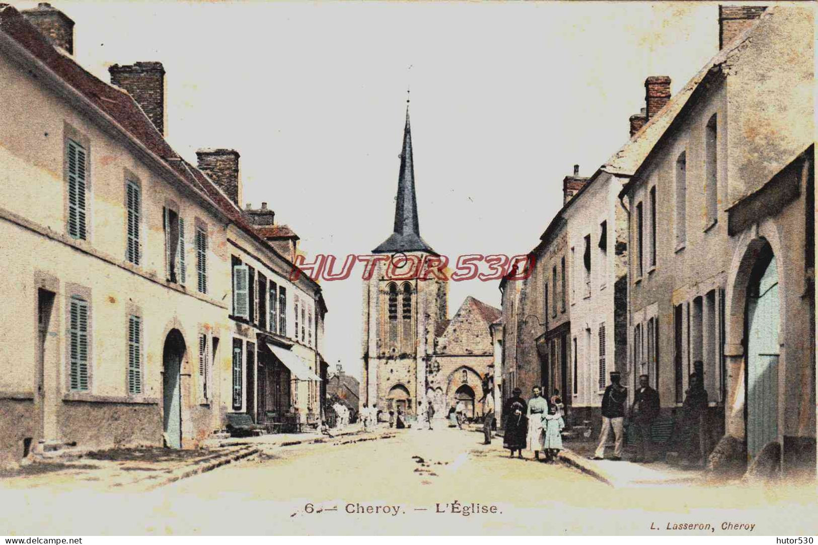 CPA CHEROY - YONNE - L'EGLISE - Cheroy