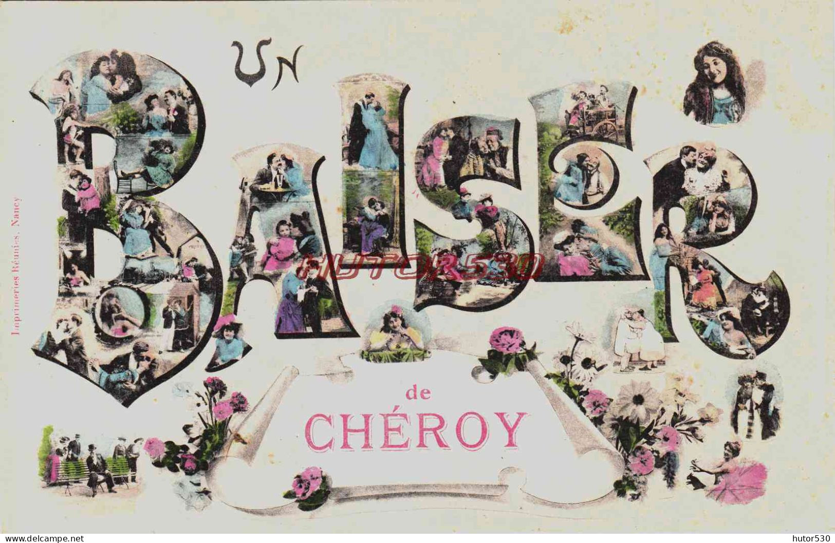 CPA CHEROY - YONNE - UN BAISER … - Cheroy