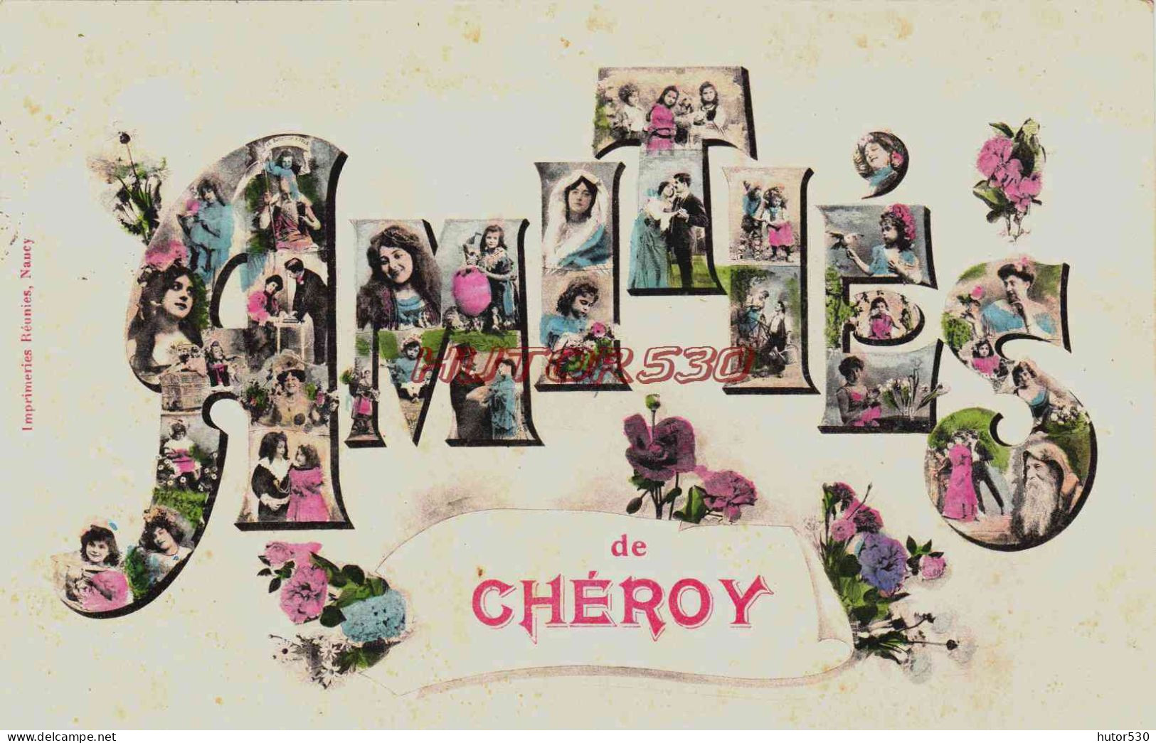 CPA CHEROY - YONNE - AMITIES … - Cheroy