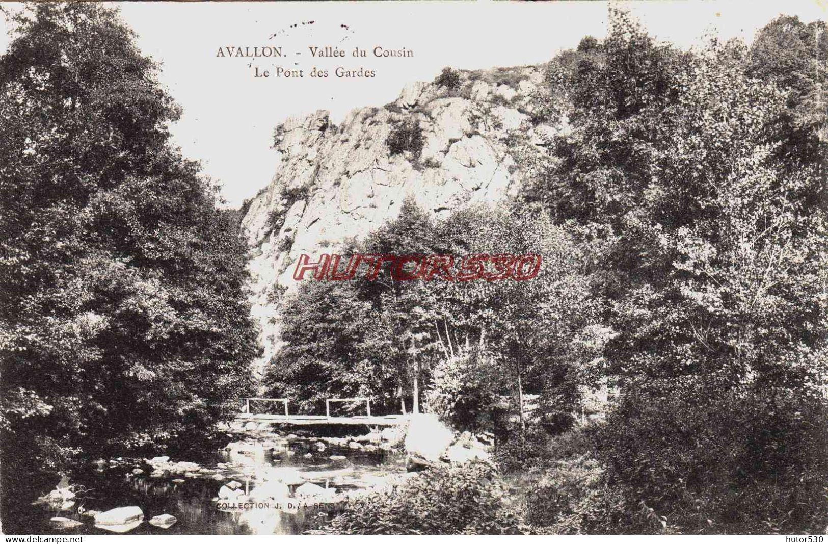 CPA AVALLON - YONNE - VALLE DU COUSIN - PONT DES GARDES - Avallon