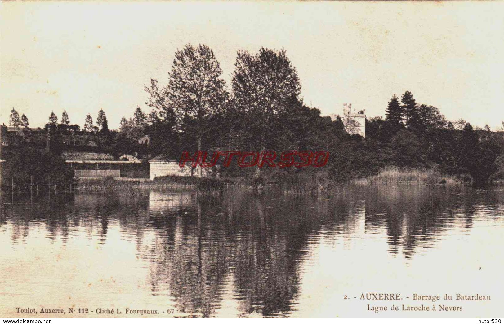 CPA AUXERRE - YONNE - BARRAGE DU BATARDEAU - Auxerre