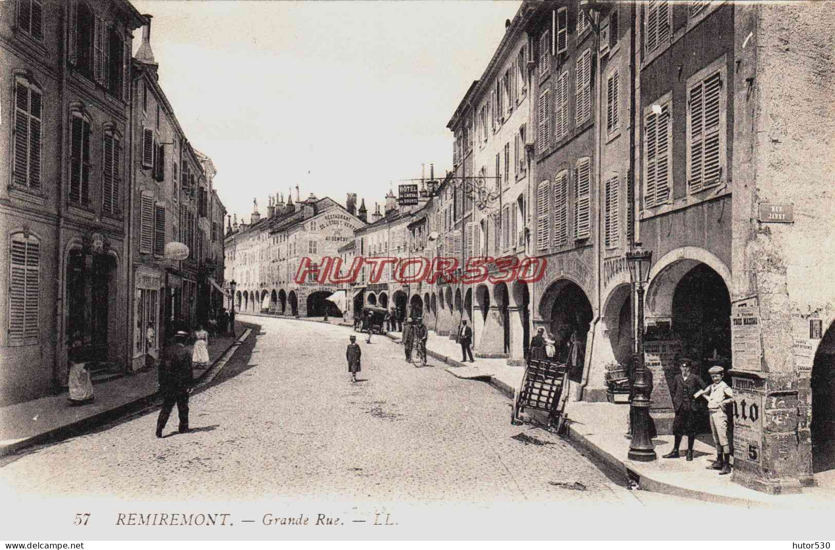 CPA REMIREMONT - VOSGES - GRANDE RUE - Remiremont