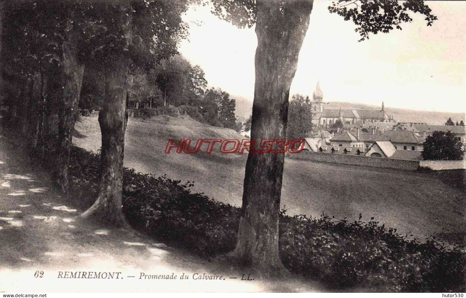 CPA REMIREMONT - VOSGES - PROMENADE DU CALVAIRE - Remiremont