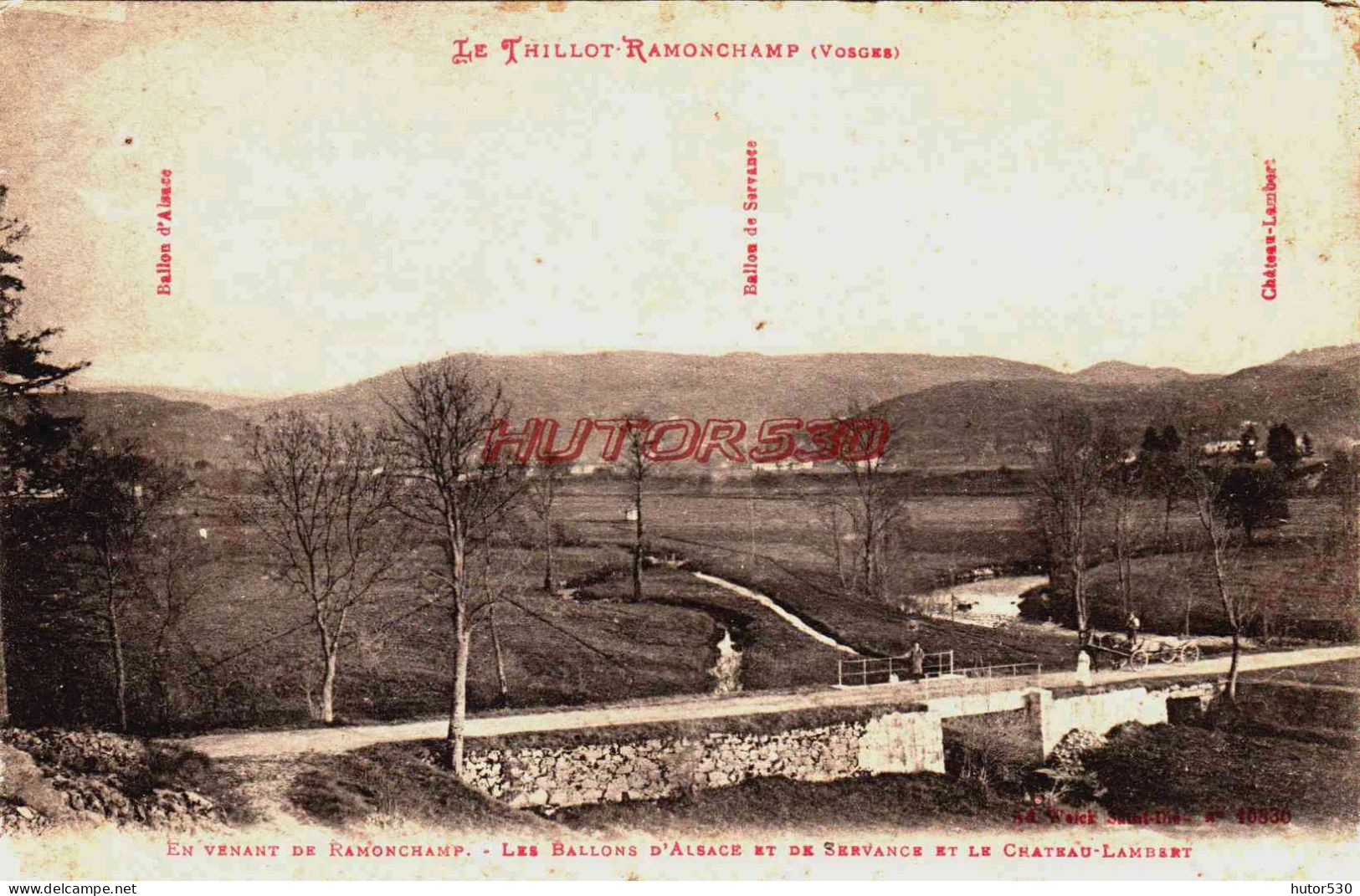 CPA LE THILLOT RAMONCHAMP - VOSGES  - Le Thillot