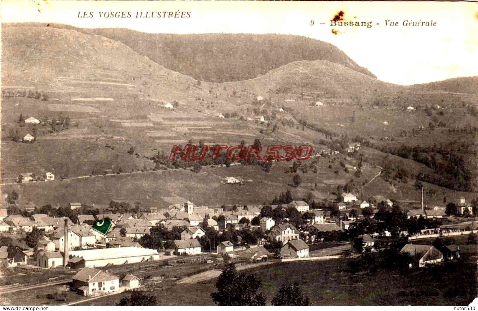 CPA BUSSANG - VOSGES - VUE GENERALE - Bussang