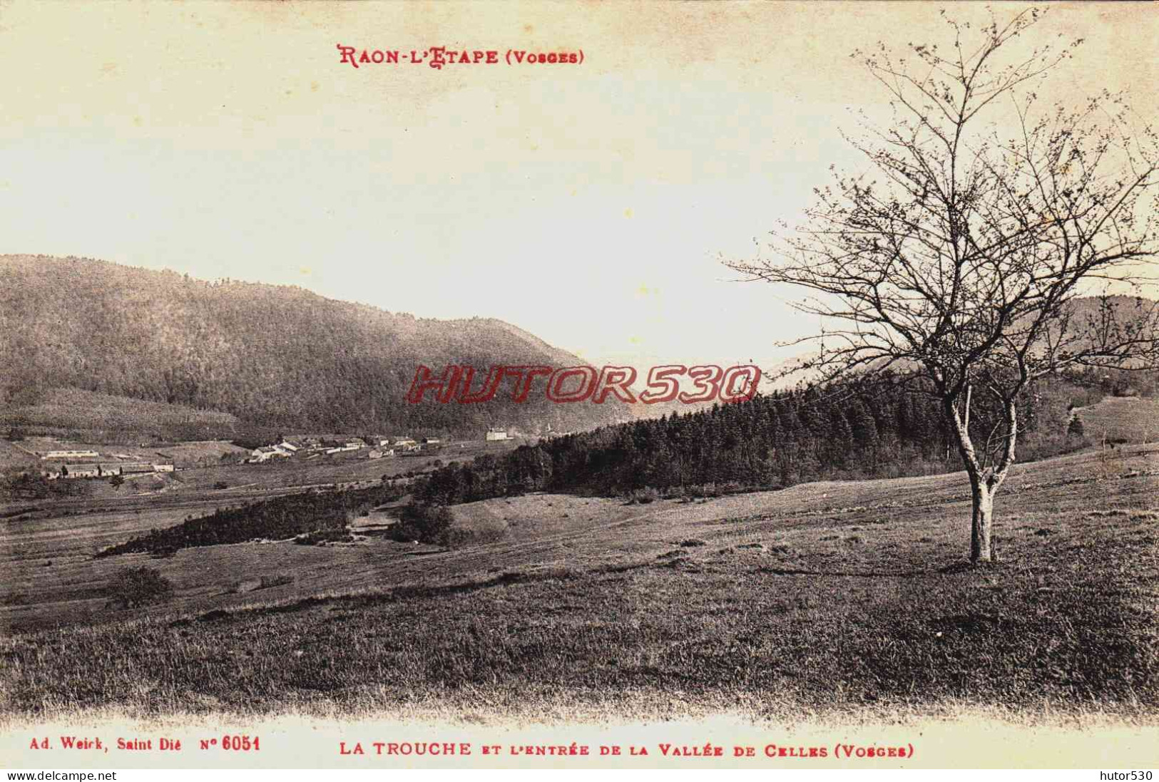 CPA RAON L'ETAPE - VOSGES - LA TROUCHE - Raon L'Etape