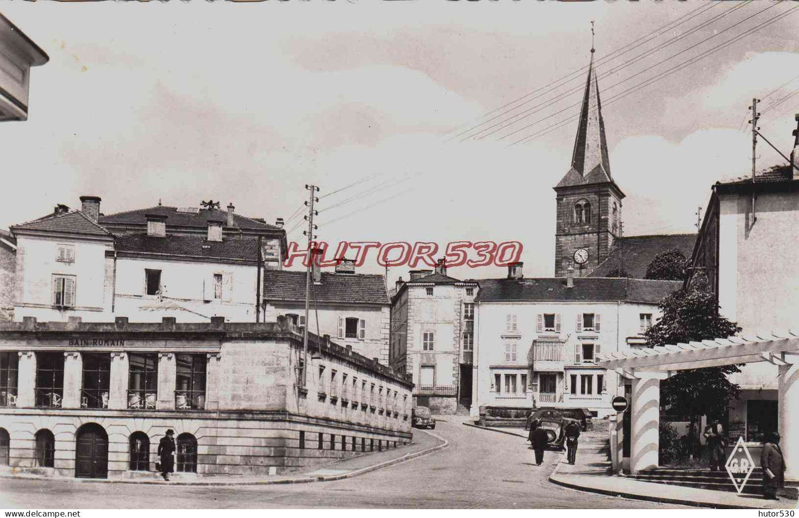 CPSM BAINS LES BAINS - VOSGES - LE BAIN ROMAIN - Bains Les Bains