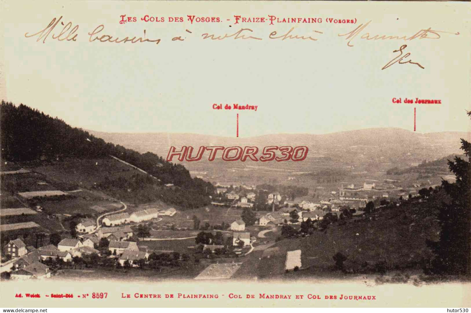 CPA PLAINFAING - VOSGES - Plainfaing