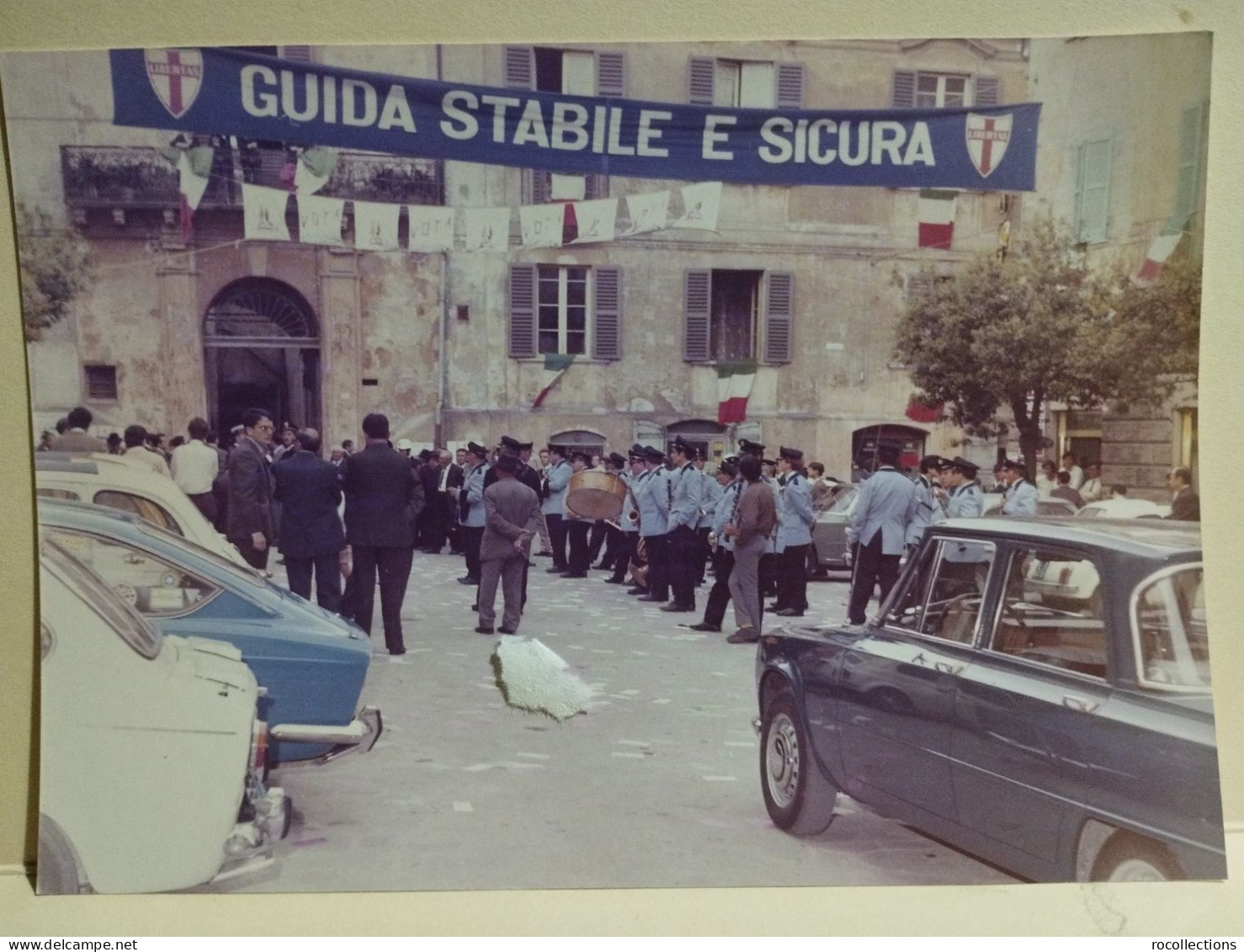 Italia Foto CITTA' SANT'ANGELO (Pescara) Autorità Ministro Natali Inaugurazioni Festeggiamenti 1970. Da Identificare - Europa