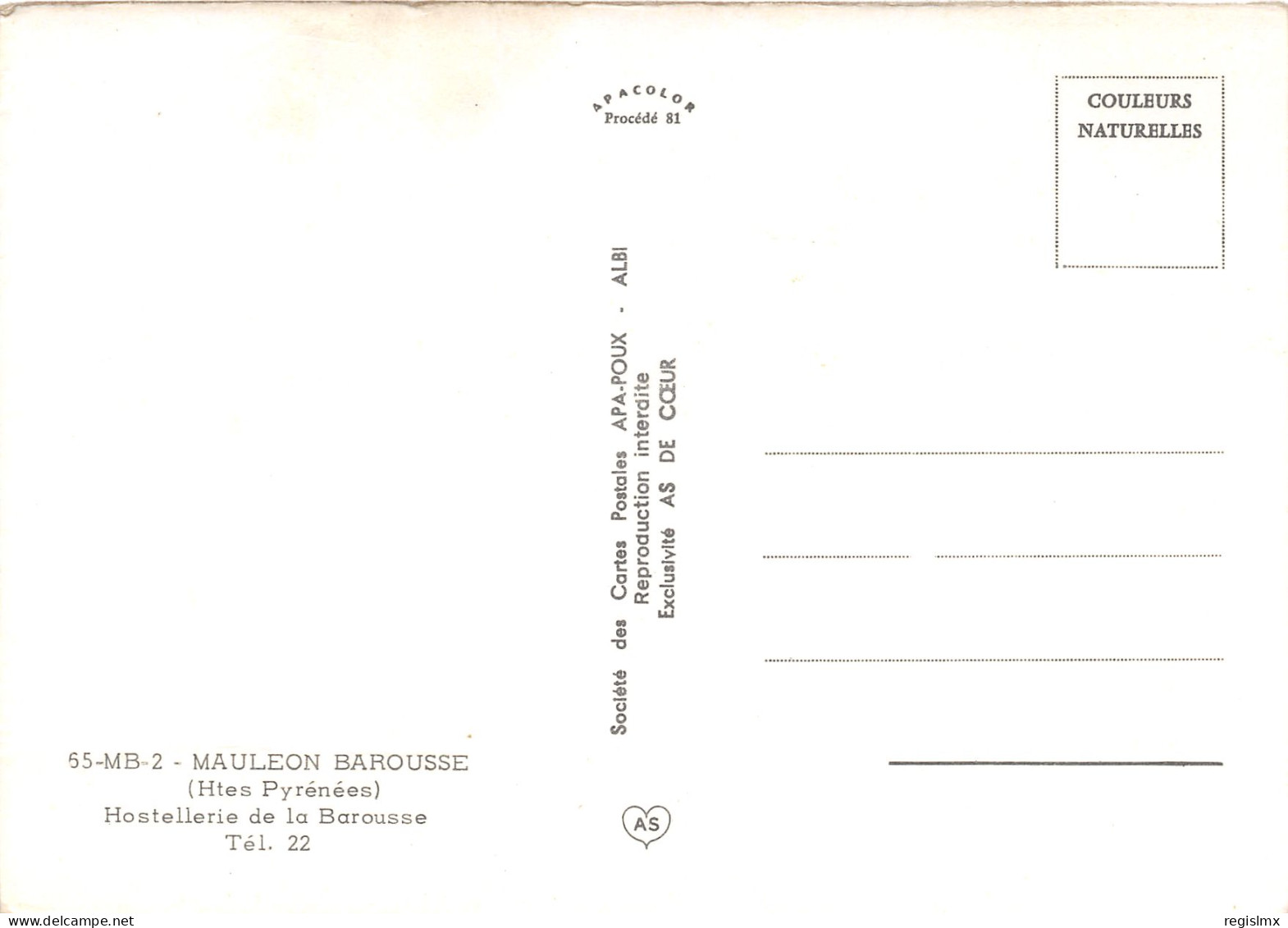 65-MAULEON BAROUSSE-N°1023-E/0171 - Mauleon Barousse
